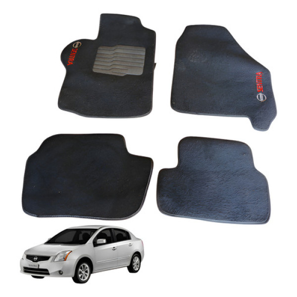 Tapete Interno Jogo Nissan Sentra 2011 2012 Preto