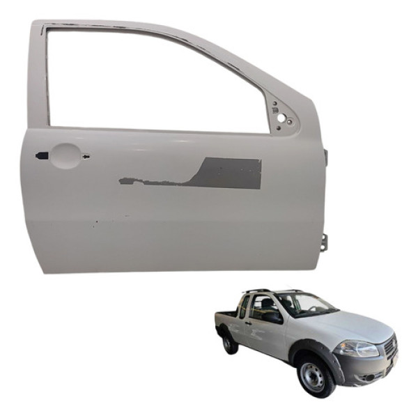 Porta Dianteira Direita Fiat Strada Working 1.4 2012 Branco
