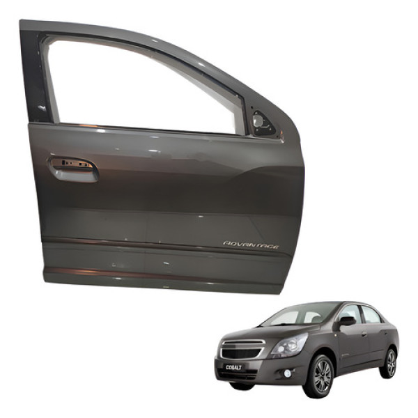Porta Dianteira Direita Chevrolet Cobalt 1.8 Ltz 2013 2014 Direito Bronze