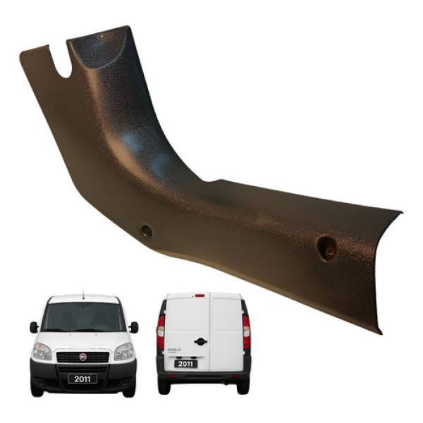 Acabamento Soleira Dianteira Direita Doblo Cargo 2011 2012 Preto