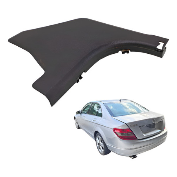 Acabamento Soleira Dianteira Esquerda C200 Kompressor 2009  Preto