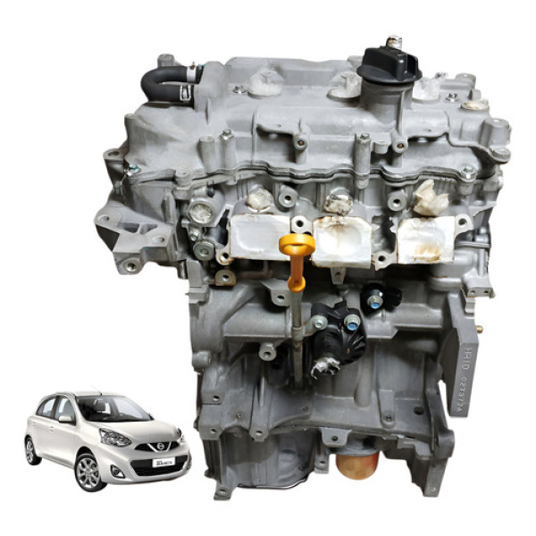 Motor Parcial Nissan March 1.0 3cc 77cv 2016 Nfe