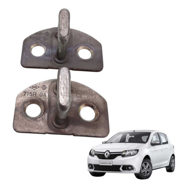 Batente Fechadura Porta Traseira Par Sandero 1.0 3cc 2017