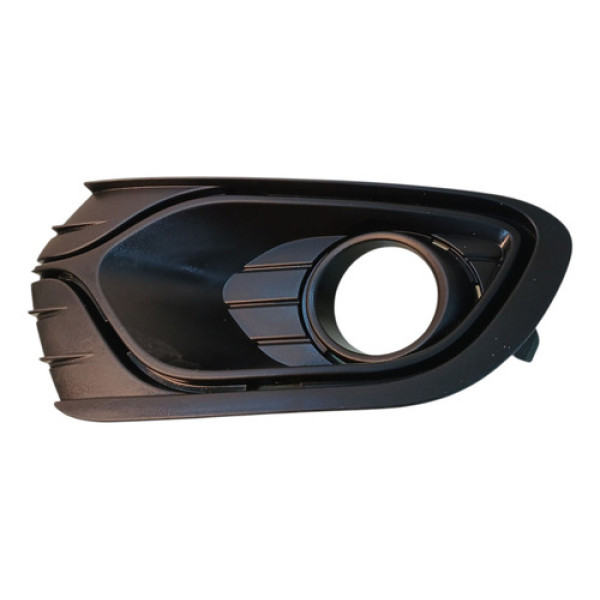 Grade Farol Milha Esquerdo Renault Sandero 2015 2017 Preto Esquerdo