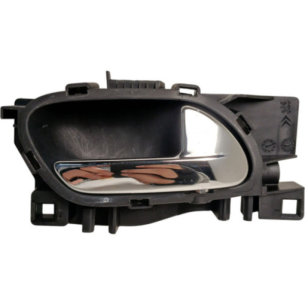 Macaneta Interna Dianteira Direita Aircross 2015 C3 Preto Dianteira