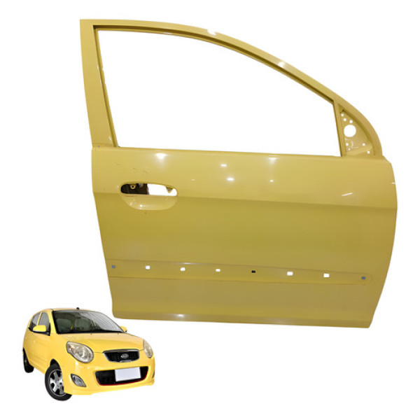 Porta Dianteira Direita Kia Picanto 2008 2010 1.0l Aut  Direito Amarelo