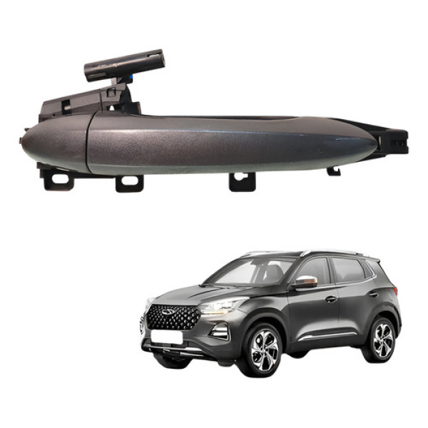 Maçaneta Externa Porta Traseira Direita Tiggo 5x 2021 2024 Cinza-escuro