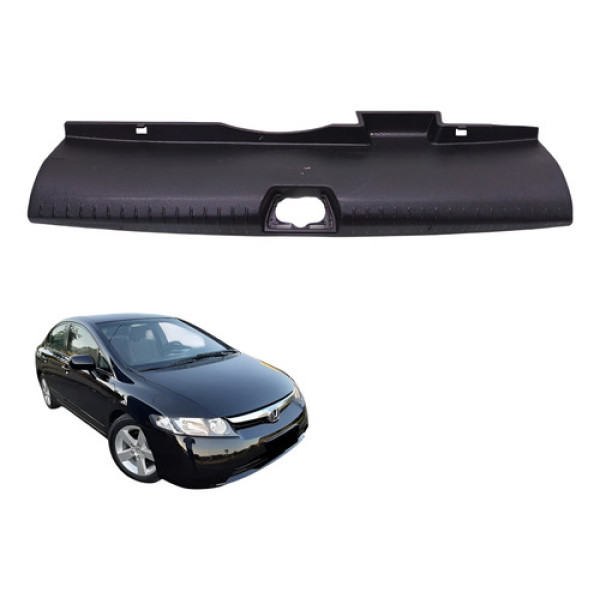 Soleira Interna Porta Malas Honda New Civic 1.8 2007 2011 Preto