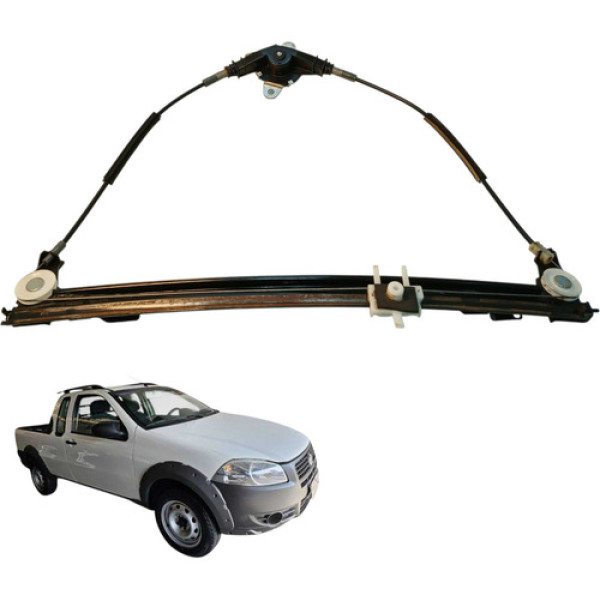 Maquina Vidro Direita Fiat Strada 2p 1.4 2012 517163070