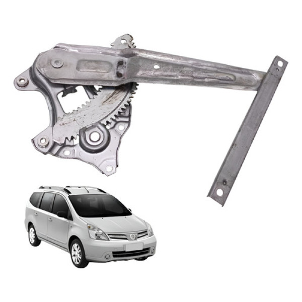 Maquina Vidro Traseira Esquerda Livina 1.6 Flex 2009 2012