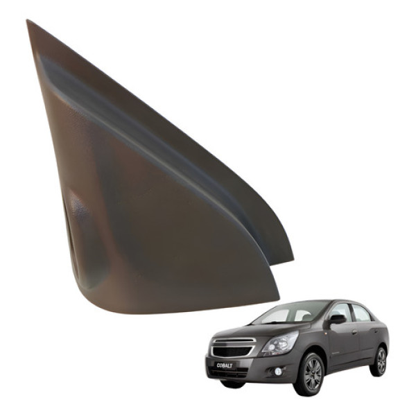 Moldura Interna Retrovisor Esquerdo Cobalt 1.8 2013 2014  Cinza