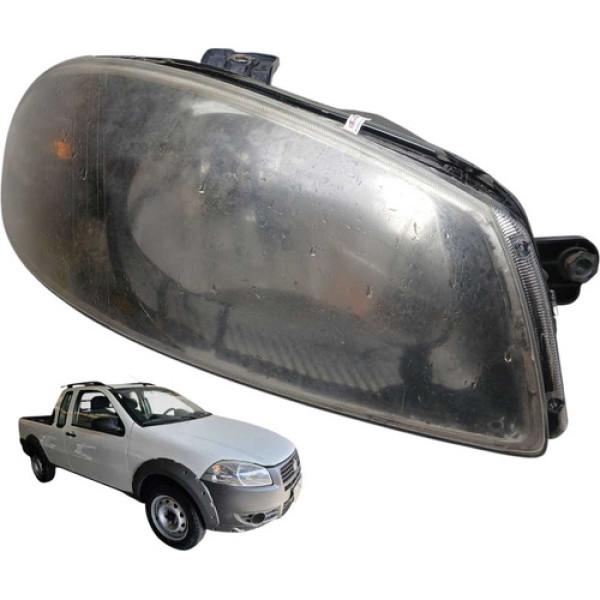 Farol Direito Fiat Strada Working 1.4 2012 2012 Direito/passageiro