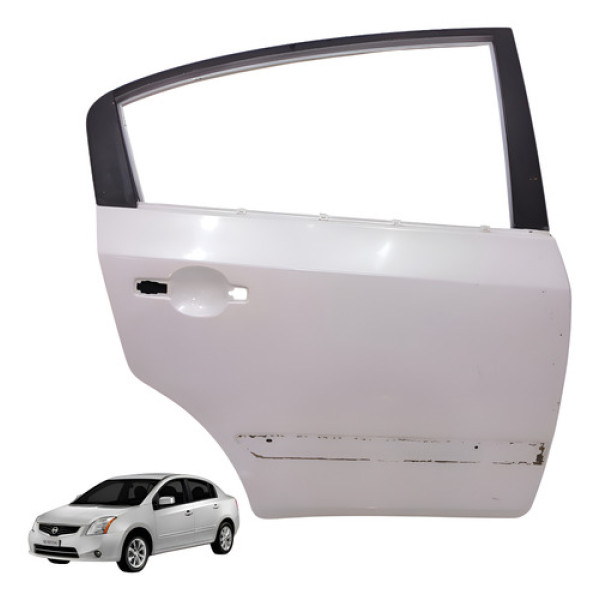 Porta Traseira Direita Nissan Sentra 2.0 2011 2012 Direito Branco