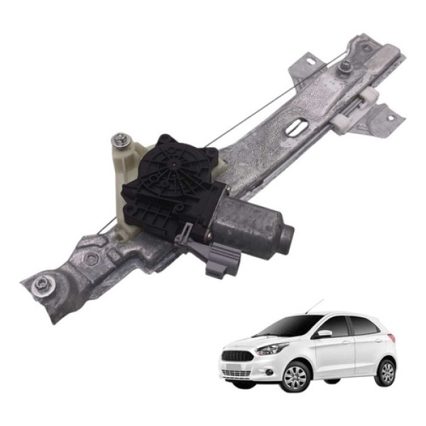Maquina Vidro Traseira Direita Ford Ka 1.0 2015 2017