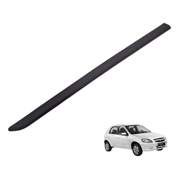 Friso Porta Dianteira Ld Chevrolet Celta 2008 2012 Preto
