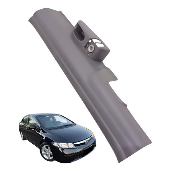Soleira Porta Dianteira Esquerda Honda New Civic 2007 2011 Cinza