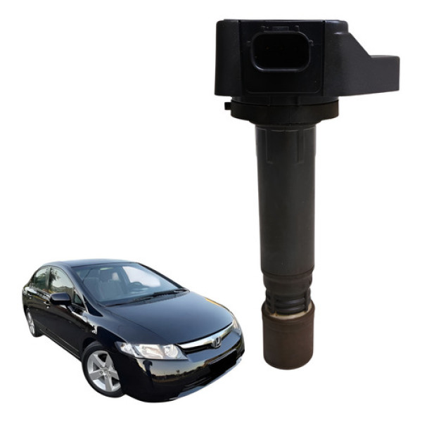 Bobina Ignicao Honda Civic 1.8 Lxs 2007 2011 Flex