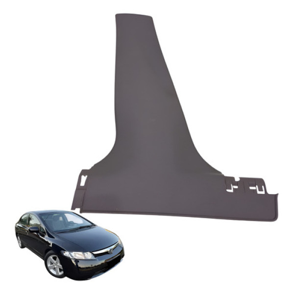 Moldura Coluna Central Esquerda Honda New Civic 2007 2011