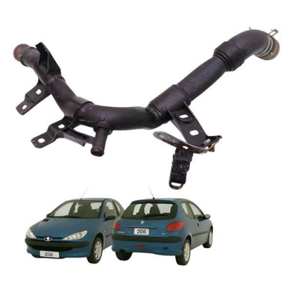 Tubo Cano Agua Peugeot 206 1.6 8v 2000 2001