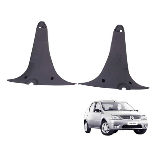 Moldura Acabamento Coluna Central Par Logan Exp 1.0 16v 2008