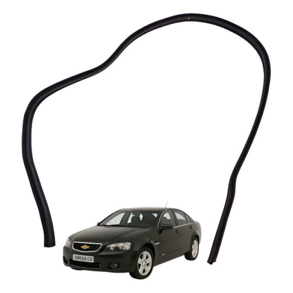 Borracha Vedação Capo Omega Cd 3.6 2008 2009 2010 Preto