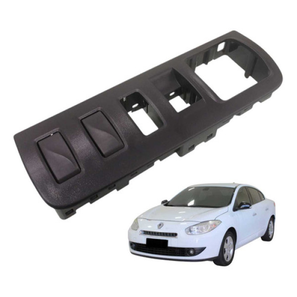 Moldura Comando Farol Renault Fluence 2011 2016 2.0