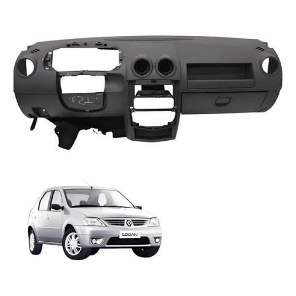 Painel Renault Logan Exp 1.0 16v 2008 Verde-escuro