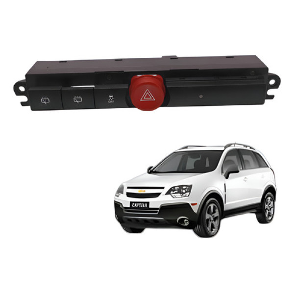 Regua Pisca Alerta Comando Off Captiva 2.4 185cv 2012 Preto