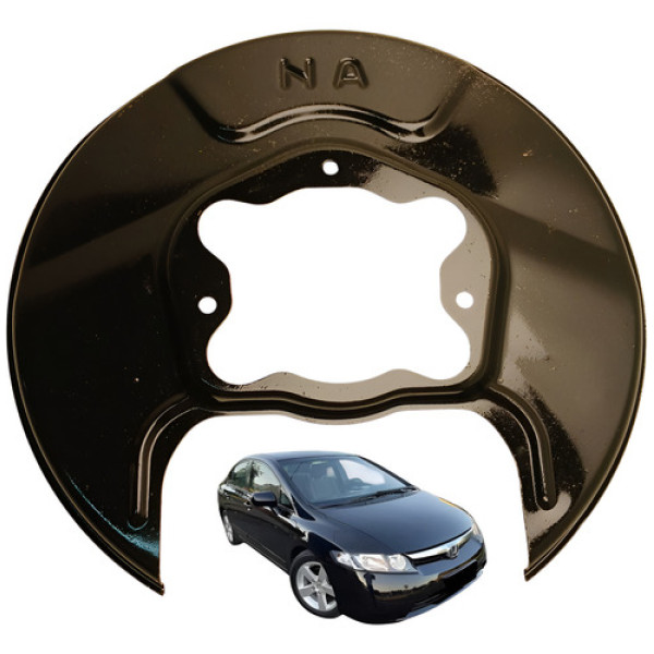 Protetor Disco Freio Traseiro Esquerdo Civic Lxs 2007