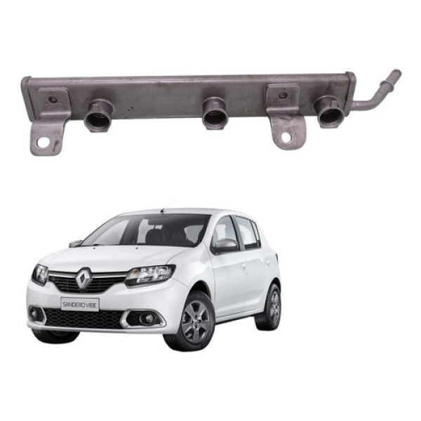 Flauta Bico Injetor Combustível Sandero 1.0 3cc 2017