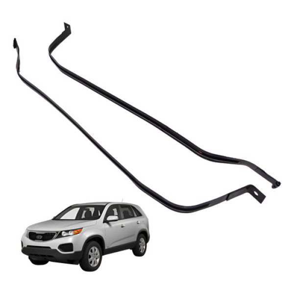 Cinta Fixação Tanque Combustivel Par Sorento 2.4 2012 Preto