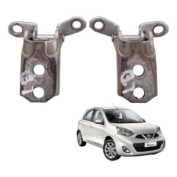 Dobradiça Porta Dianteira Direita March 1.0 3cc Sv 2016 