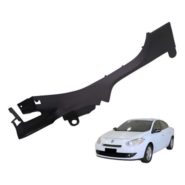 Soleira Traseira Esquerda Renault Fluence 2011 2016 Preto