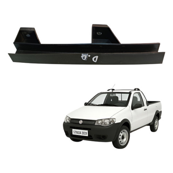 Guia Canaleta Vidro Direito Strada 2 Portas 2008 2009 2010 Preto