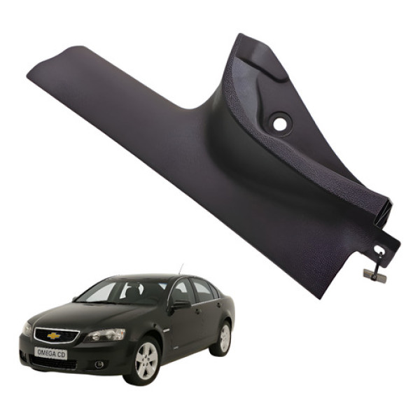 Soleira Interna Traseira Esquerda Omega Cd 2008 2009 2010 Preto