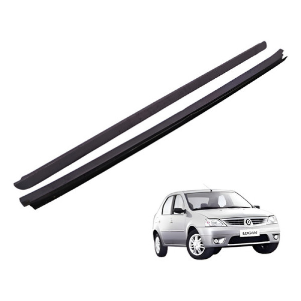  Par Pestanas Dianteira Direita Logan Exp 1.0 16v 2008 Preto