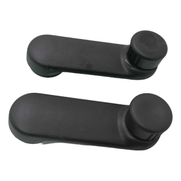 Par Manivela Abertura Vidro Traseiro Renault Clio 2016 Preto