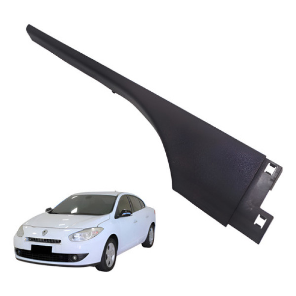 Soleira Dianteira Esquerda Renault Fluence 2011 2016 Preto