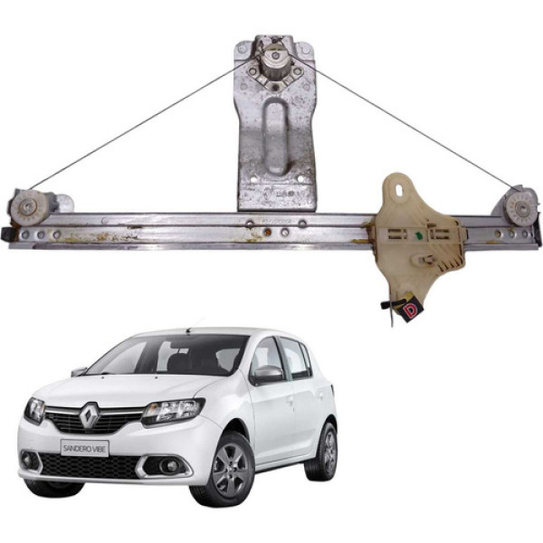 Maquina Vidro Manual Traseira Direita Sandero 1.0 3cc 2017
