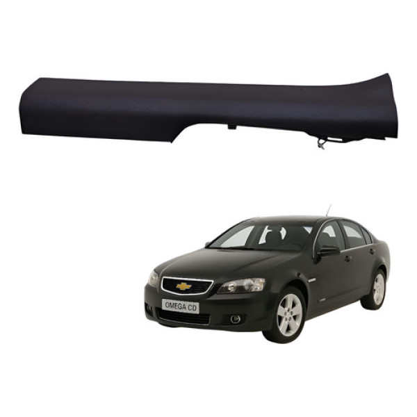 Soleira Porta Dianteira Direita Omega Cd 3.6 2008 2009 2010 Preto