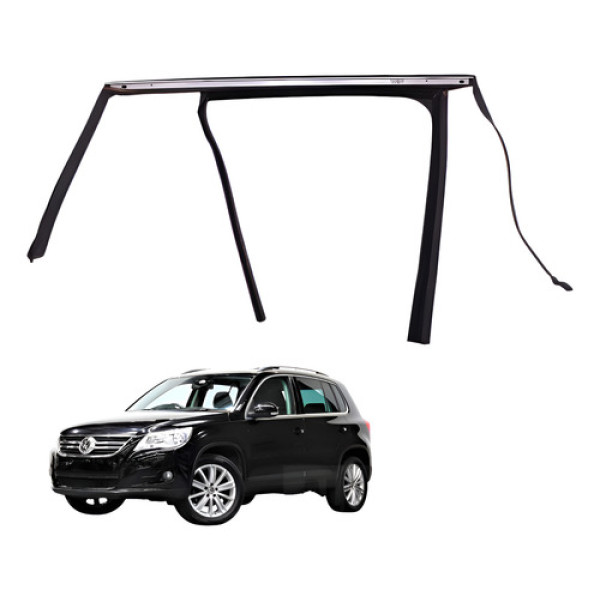 Canaleta Vidro Traseiro Direito Tiguan 2.0 Tsi 2010 Cromado