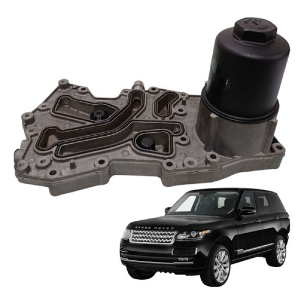 Suporte Filtro Oleo Range Rover Vogue 4.4 2013 Al3q6b6624
