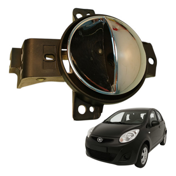 Maçaneta Interna Porta Traseira Esquerda Jac J2 1.4 2014  Cromado Dianteira/traseira