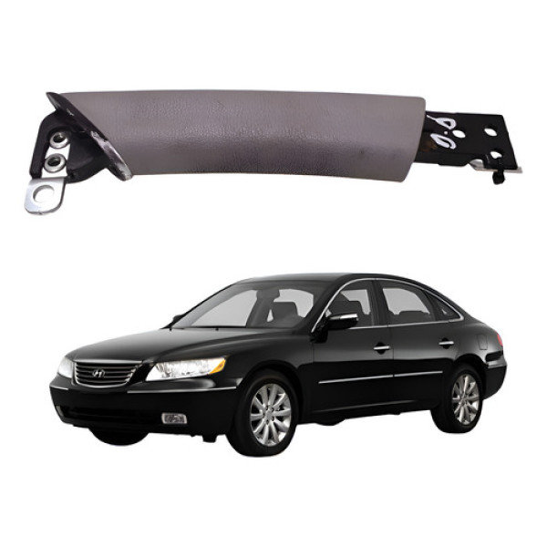 Alça Puxador Porta Dianteira Direita Azera 2008 2009 2010 Cinza