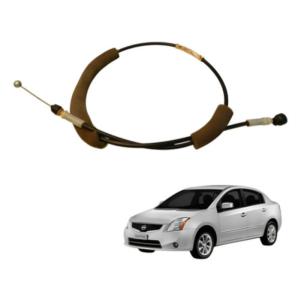Cabo Maçaneta Externa Traseira Direita Nissan Sentra 2012 Preto