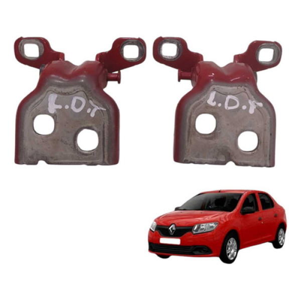Par Dobradiça Traseira Ld Renault Logan 2015 2018