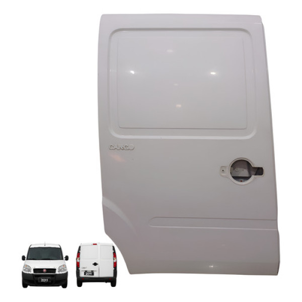 Porta Lateral Direita Fiat Doblo 1.4 2011 Cargo  Traseira Branco