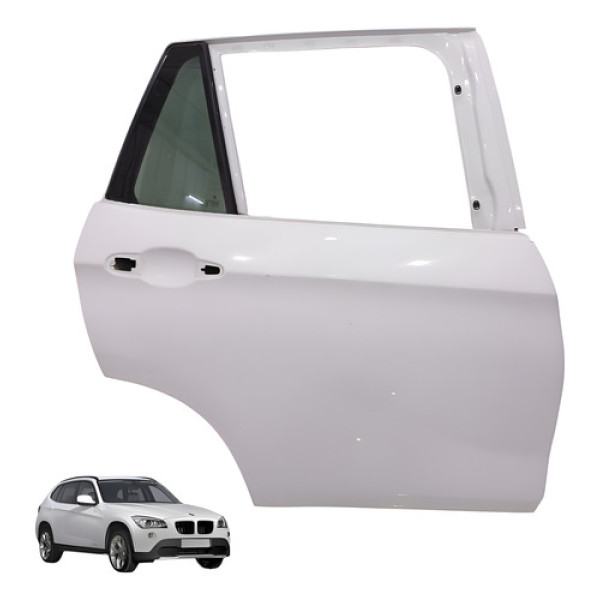 Porta Traseira Direita Bmw X1 Sdrive 2011 2012 Direito Branco