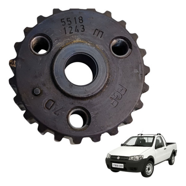 Polia Virabrequim Fiat Strada 1.4 Flex 2009 2011 55181243