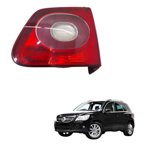 Lanterna Esquerda Tampa Volkswagen Tiguan 2.0 Tsi 2010 Esquerdo/motorista Vermelha